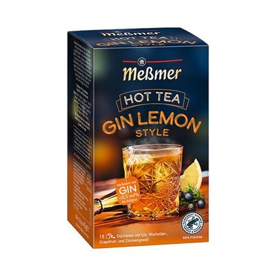 Meßmer Hot Tea Gin Lemon Style
