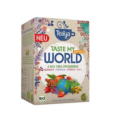 Teaya Taste my World Bio 2. Edition - 4 Teesorten