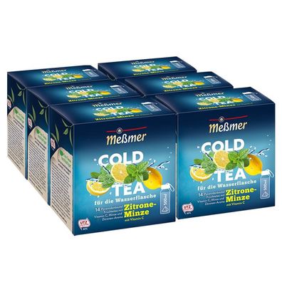 Meßmer Cold Tea Zitrone-Minze Vorteilspack, 6er