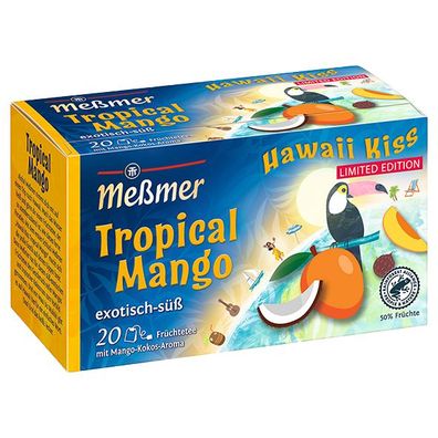 Meßmer Hawaii Kiss Tropical Mango, 20 Aufgussbeutel