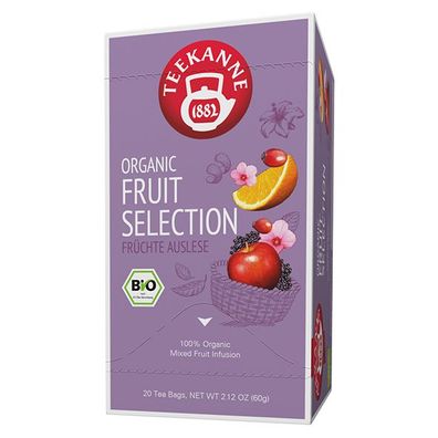 Teekanne Bio Organic Fruit Selection Früchtetee