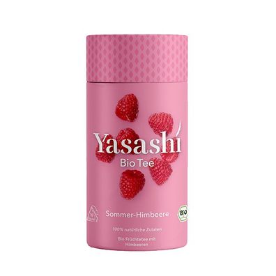 Yasashi Bio Tee Sommer-Himbeere