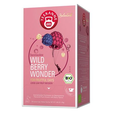 Teekanne Selected Bio Wild Berry Wonder, 25 Luxury Cups