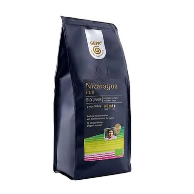 GEPA Bio Kaffee Caf&eacute; Nicaragua PUR 250g, ganze Bohne