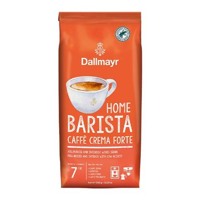 Dallmayr Home Barista Caff&eacute; Crema Forte, 1000g ganze Bohnen
