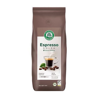 Lebensbaum Bio Solea Espresso, 1000g ganze Bohne