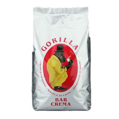 Gorilla Bar Crema, 1000g ganze Bohne