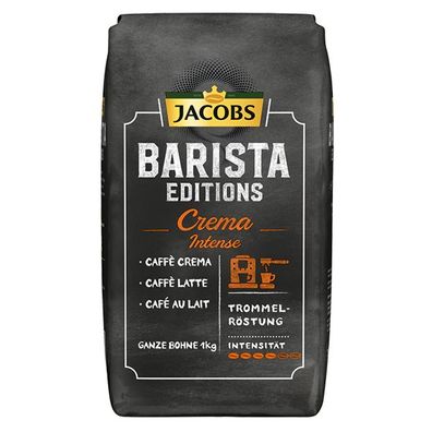 Jacobs Barista Edition Crema Intense, 1000g ganze Bohne