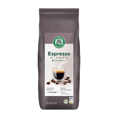 Lebensbaum Bio Minero Espresso, 1000g ganze Bohne