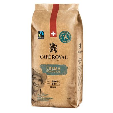 Caf&eacute; Royal Crema Honduras, 1000g ganze Bohnen