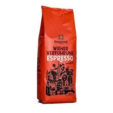 Sonnentor "Wiener Verführung" Bio-Kaffee Espresso, 500g gemahlen