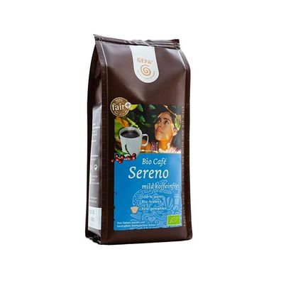 GEPA Bio Caf&eacute; Sereno mild entkoffeiniert, 250g gemahlen