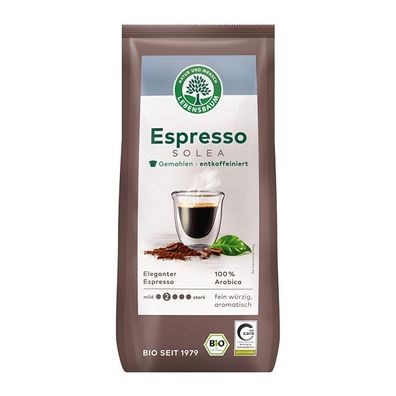 Lebensbaum Bio Solea Espresso entkoffeiniert, 250g gemahlen