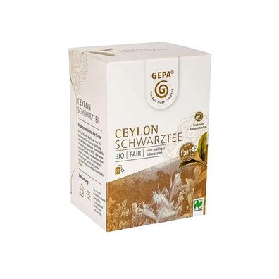 GEPA Bio Ceylon Schwarztee, 20 Teebeutel