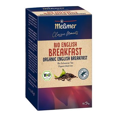 Meßmer Bio Classic Moments English Breakfast, 18 Teebeutel