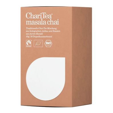 ChariTea Bio masala chai, 20 Teebeutel
