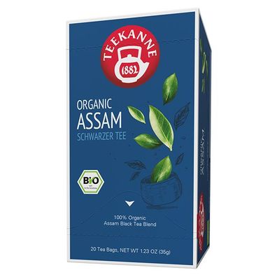 Teekanne Bio Organic Assam Schwarzer Tee