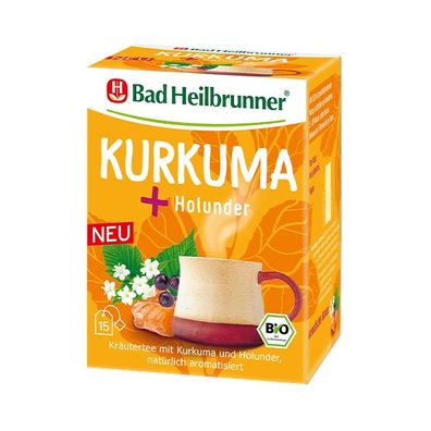 Bad Heilbrunner&reg; Bio Kurkuma mit Holunder