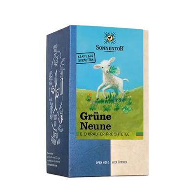 Sonnentor "Grüne Neune" Bio-Kräuter-Früchtetee, 18 Teebeutel