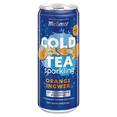 Meßmer Cold Tea sparkling Orange Ingwer, 0,33L