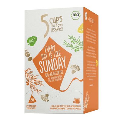 5 CUPS and some leaves Bio Every Day is Like Sunday