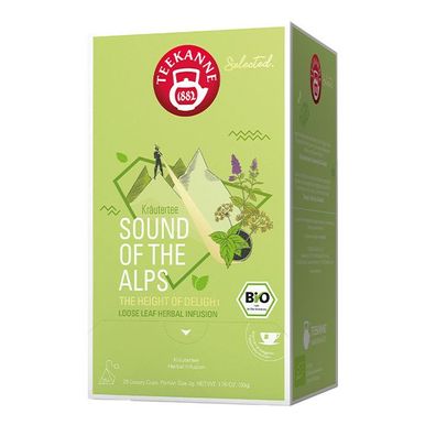 Teekanne Selected Bio Sound of the Alps, 25 Luxury Cups