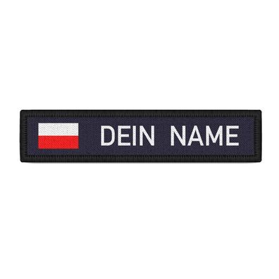 Namenspatch Republik Polen Flagge Fahne Dein Name Polska #42707