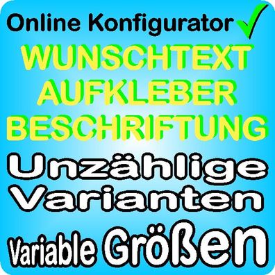 Beschriftung für Raupen Klebebuchstaben Wunschtext Aufkleber selbst gestalten