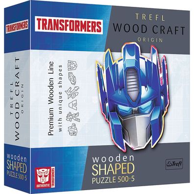 Trefl 20195 Wood Craft Sonderform Transformers 500 + 5 Teile Holzpuzzle