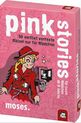 moses black stories Junior - pink stories 2 - 50 geheimgefährliche Rätsel nur für Mäd