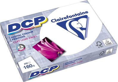 Clairefontaine DCP digital color printing 160g/ m² DIN-A3 250 Blatt weiß