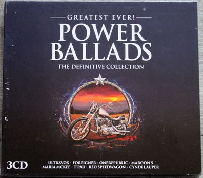 Various - Greatest Ever! Power Ballads (2015) (3xCD) (GTSTCD100) (Neu + OVP)