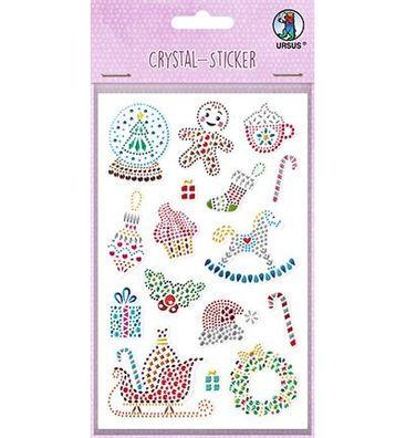 URSUS Crystal Stickers Christmas Time