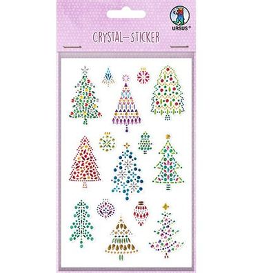 URSUS Crystal Stickers Tannenbäume