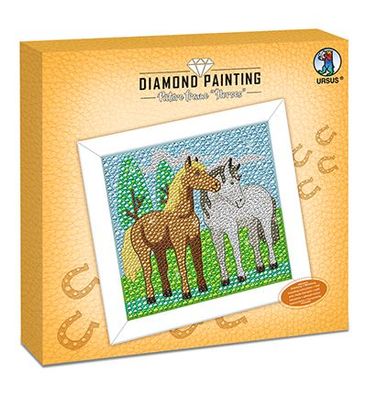 URSUS Diamond Painting Picture Frame Pferde