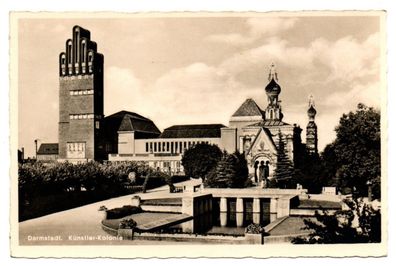 Darmstadt Museum Künstlerkolonie Alte Ansichtskarten Motivkarten Postkarten von 1930