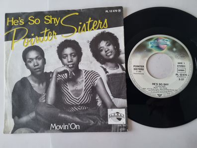 The Pointer Sisters - He's so shy 7'' Vinyl Germany