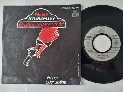 Geier Sturzflug - Bruttosozialprodukt 7'' Vinyl Germany