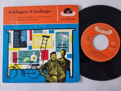 Peter Alexander/ Caterina Valente - Schlager-Vierlinge 7'' Vinyl Pressung 12.58