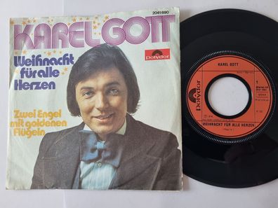 Karel Gott - Weihnacht für alle Herzen 7'' Vinyl Germany BADLY WARPED!