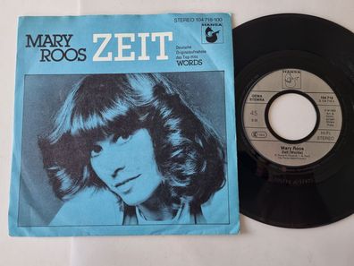 Mary Roos - Zeit 7'' Vinyl Germany/ CV F.R. David - Words