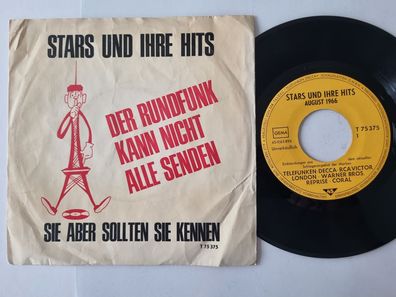 Various - Stars Und Ihre Hits August 1966 7'' Vinyl Germany/ Rolling Stones