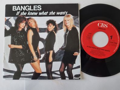 Bangles - If she knew what she wants 7'' Vinyl Holland