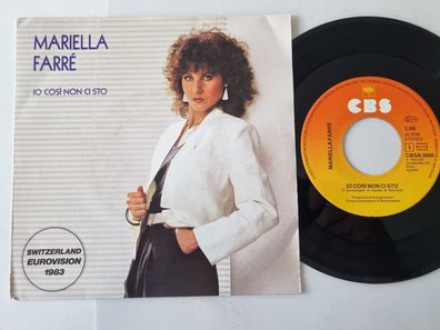 Marielle Farré - Io cosi non ci sto 7'' Vinyl Holland/ Eurovision 1983