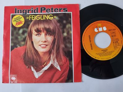 Ingrid Peters - Feigling 7'' Vinyl/ CV Pointer Sisters/ Bruce Springsteen - Fire