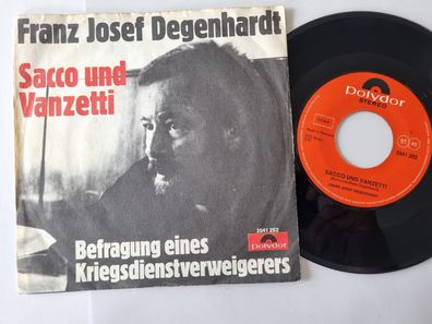 Franz Josef Degenhardt - Sacco und Vanzetti 7''/ CV Ennio Morricone/ Joan Baez