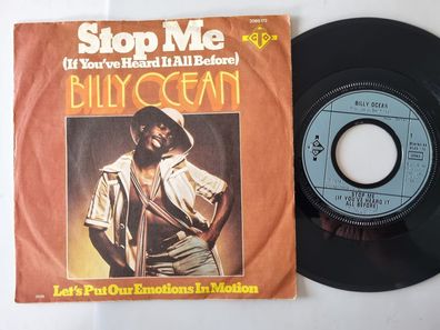 Billy Ocean - Stop me (If you've heard it all before) 7'' Vinyl Germany