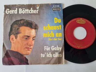 Gerd Böttcher - Du schaust mich an/ Für Gaby tu ich alles 7''/ CV Elvis Presley