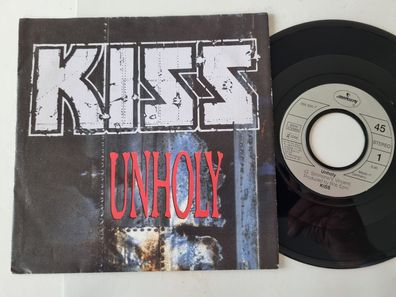 Kiss - Unholy/ God gave rock 'n' roll to you II 7'' Vinyl Germany