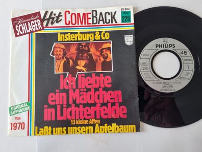 Insterburg & Co. - Ich liebte ein Mädchen/ 13 kleine Affen 7'' Vinyl Germany